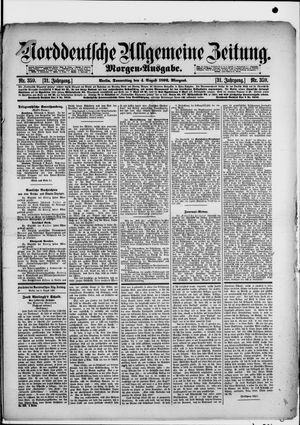 Norddeutsche allgemeine Zeitung vom 04.08.1892