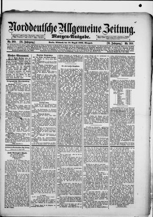 Norddeutsche allgemeine Zeitung vom 10.08.1892