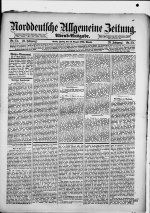 Norddeutsche allgemeine Zeitung vom 12.08.1892