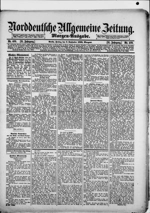 Norddeutsche allgemeine Zeitung vom 02.09.1892