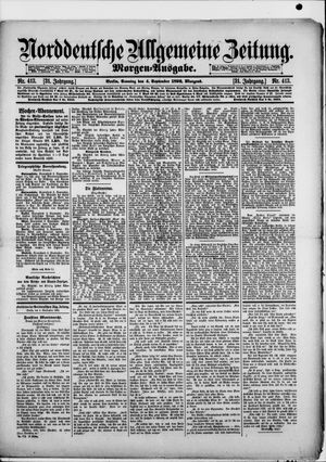 Norddeutsche allgemeine Zeitung vom 04.09.1892