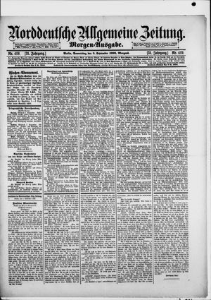 Norddeutsche allgemeine Zeitung on Sep 8, 1892
