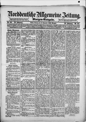 Norddeutsche allgemeine Zeitung vom 11.09.1892
