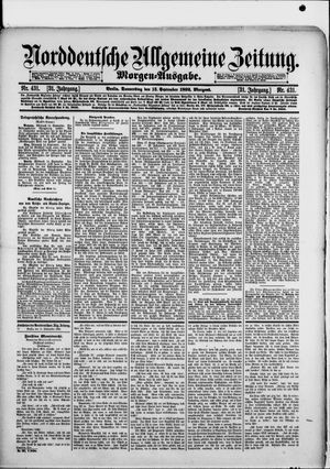 Norddeutsche allgemeine Zeitung vom 15.09.1892