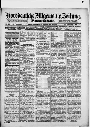 Norddeutsche allgemeine Zeitung vom 24.09.1892
