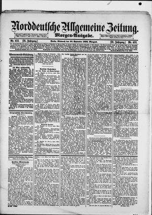 Norddeutsche allgemeine Zeitung vom 28.09.1892