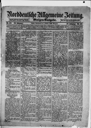 Norddeutsche allgemeine Zeitung vom 01.10.1892