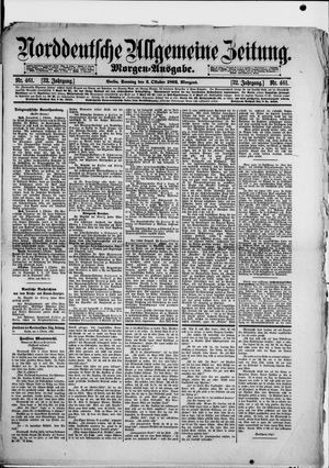 Norddeutsche allgemeine Zeitung vom 02.10.1892