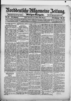 Norddeutsche allgemeine Zeitung vom 06.10.1892