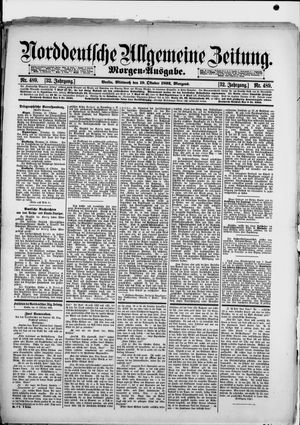 Norddeutsche allgemeine Zeitung on Oct 19, 1892