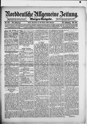 Norddeutsche allgemeine Zeitung vom 22.10.1892