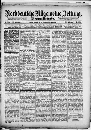 Norddeutsche allgemeine Zeitung vom 30.10.1892