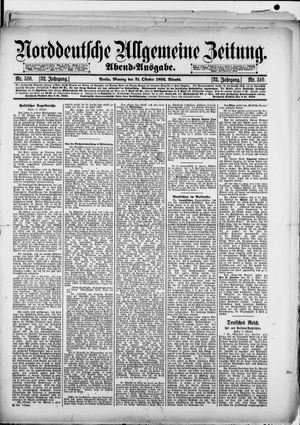 Norddeutsche allgemeine Zeitung vom 31.10.1892
