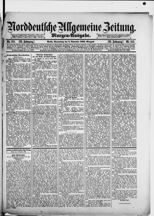 Norddeutsche allgemeine Zeitung vom 03.11.1892