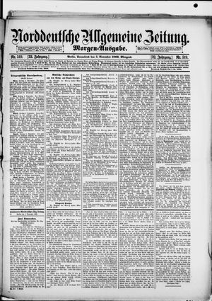 Norddeutsche allgemeine Zeitung vom 05.11.1892