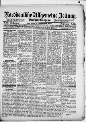 Norddeutsche allgemeine Zeitung vom 08.11.1892