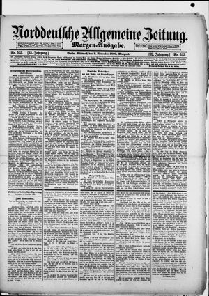 Norddeutsche allgemeine Zeitung vom 09.11.1892