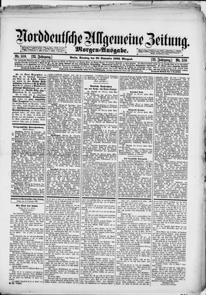 Norddeutsche allgemeine Zeitung vom 29.11.1892