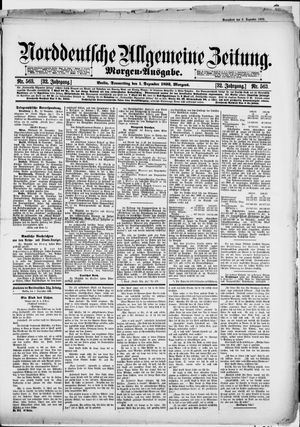 Norddeutsche allgemeine Zeitung on Dec 1, 1892