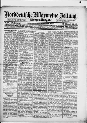 Norddeutsche allgemeine Zeitung vom 10.12.1892