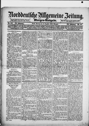 Norddeutsche allgemeine Zeitung vom 11.12.1892
