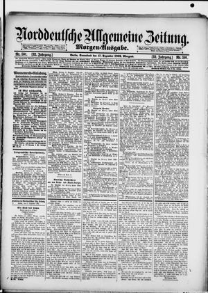Norddeutsche allgemeine Zeitung vom 17.12.1892