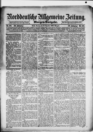 Norddeutsche allgemeine Zeitung vom 18.12.1892