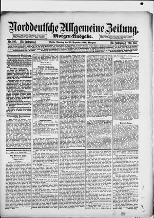 Norddeutsche allgemeine Zeitung vom 20.12.1892