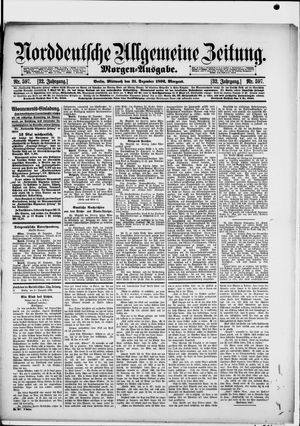 Norddeutsche allgemeine Zeitung vom 21.12.1892