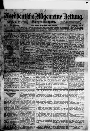 Norddeutsche allgemeine Zeitung vom 01.01.1893