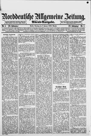 Norddeutsche allgemeine Zeitung vom 03.01.1893