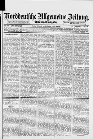 Norddeutsche allgemeine Zeitung vom 11.01.1893