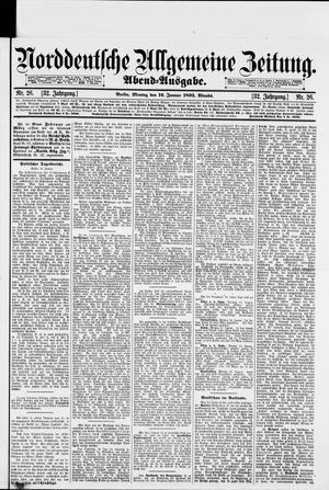Norddeutsche allgemeine Zeitung vom 16.01.1893