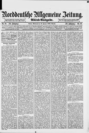 Norddeutsche allgemeine Zeitung on Jan 18, 1893