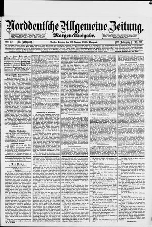 Norddeutsche allgemeine Zeitung on Jan 22, 1893