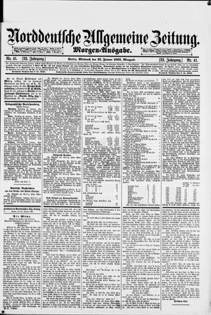 Norddeutsche allgemeine Zeitung on Jan 25, 1893