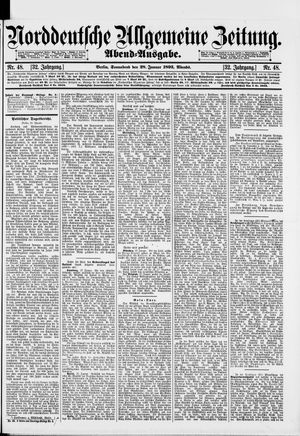 Norddeutsche allgemeine Zeitung vom 28.01.1893