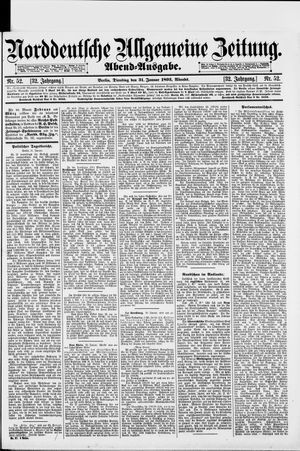 Norddeutsche allgemeine Zeitung on Jan 31, 1893