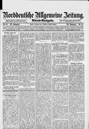 Norddeutsche allgemeine Zeitung on Feb 7, 1893