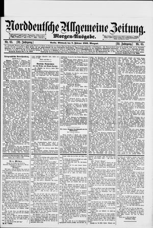 Norddeutsche allgemeine Zeitung on Feb 8, 1893