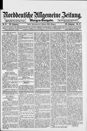 Norddeutsche allgemeine Zeitung vom 09.02.1893