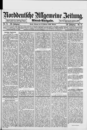 Norddeutsche allgemeine Zeitung on Feb 13, 1893