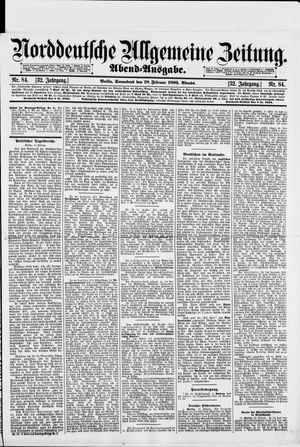 Norddeutsche allgemeine Zeitung on Feb 18, 1893