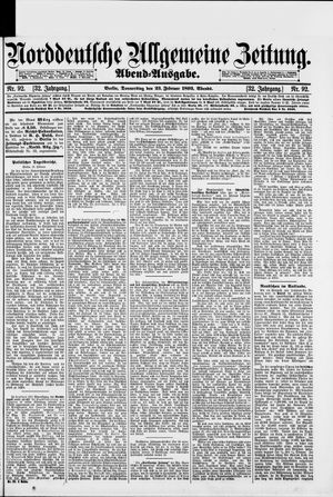 Norddeutsche allgemeine Zeitung on Feb 23, 1893