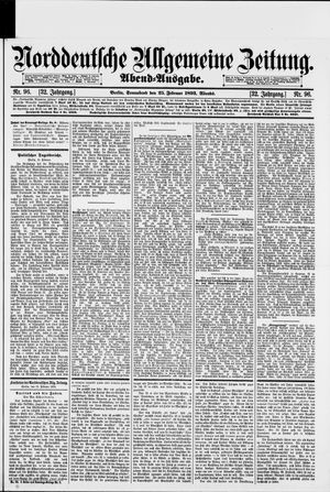 Norddeutsche allgemeine Zeitung vom 25.02.1893