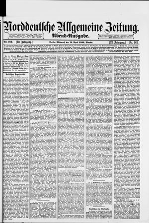 Norddeutsche allgemeine Zeitung on Apr 19, 1893