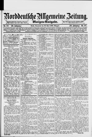 Norddeutsche allgemeine Zeitung vom 22.04.1893