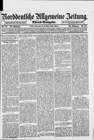 Norddeutsche allgemeine Zeitung vom 22.04.1893