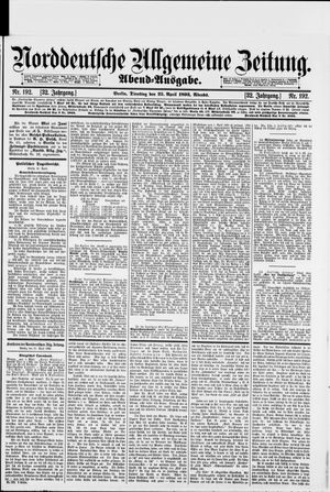 Norddeutsche allgemeine Zeitung vom 25.04.1893