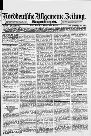 Norddeutsche allgemeine Zeitung vom 26.04.1893